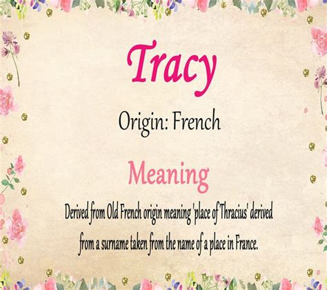 tracy definition oxford dictionary|woman's name tracy.